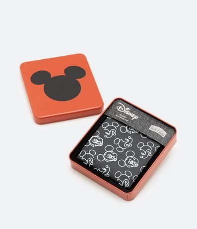 Billetera en Material Sintético con Estampado Mickey y Box de Metal 1