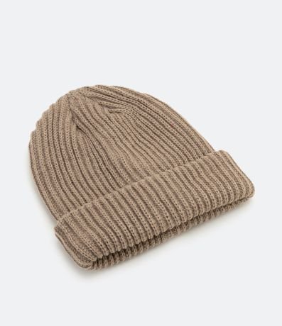 Gorro Básico Acanalado Plegado 2
