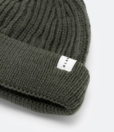 Gorro Leñador en Lana Acrílica con Dobra y Sin Costura 2