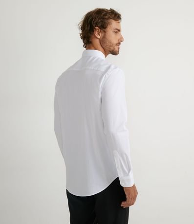 Camisa Social en Algodón Manga Larga con Textura Maquinetada 2