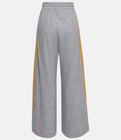 Pantalón Pantalona en Algodón con Rayas Laterales 7