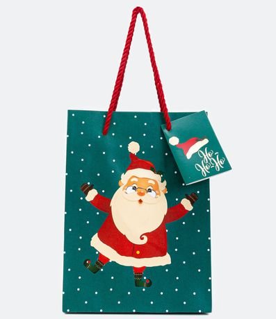 Embalaje de Regalo con Estampa Papá Noel Navidad 2021 1