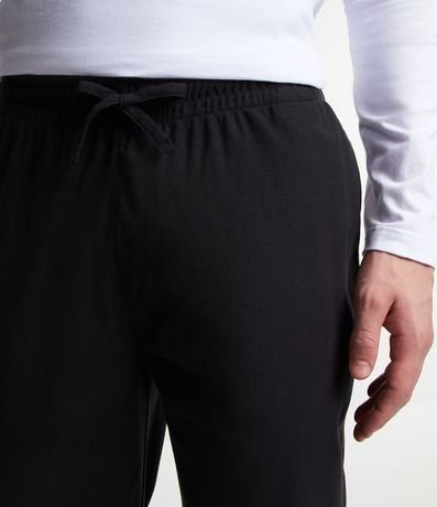 Pantalón de Pijama con Cintura y Barra con Ajuste 4