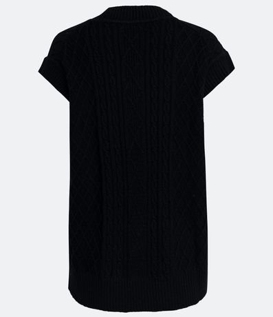 Chaleco de Punto Texturizado con Escote V 7