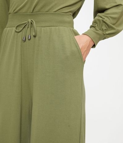 Pantalón Ancho Básico en Algodón Comfy 4