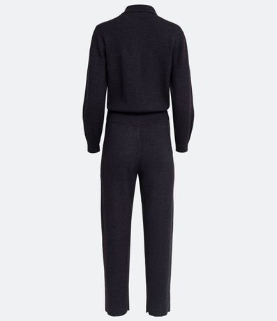 Mono Largo en Viscosa con Bolsillos Delanteros y Cremallera 6