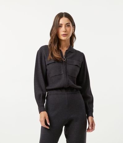 Mono Largo en Viscosa con Bolsillos Delanteros y Cremallera 3