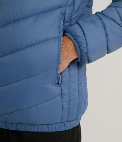 Campera Ultraligera en Poliamida con Textura Enviesada 6