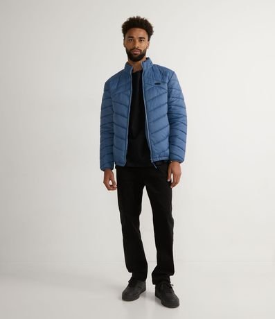 Campera Ultraligera en Poliamida con Textura Enviesada 7