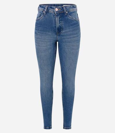 Pantalón Skinny Jeans con Cintura Alta y Desgastes en los Bolsillos 5