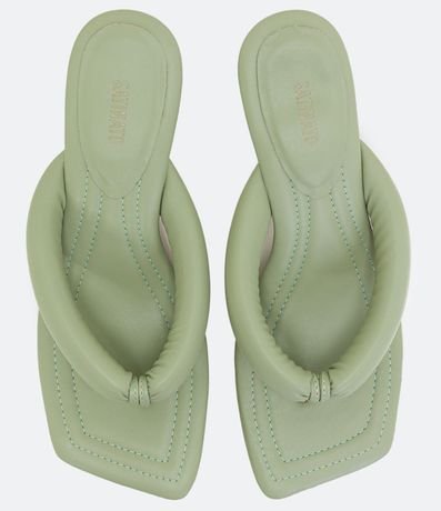 Sandalia con Tacón Mediano y Tira Puff 4