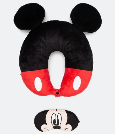 Kit de Almohada y Antifaz para Dormir con Estampado de Mickey Mouse 1