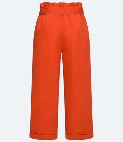 Pantalón Clochard en Algodón con Banda para Amarre 6