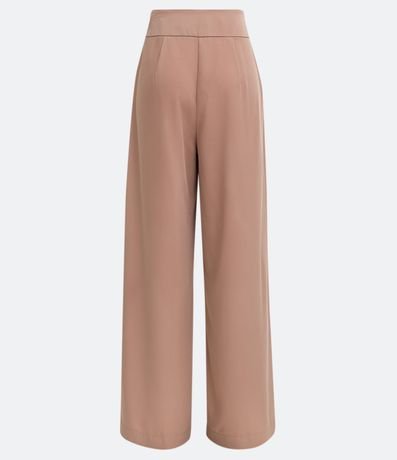 Pantalón Pantalona en Crepé con Friso Delantero 9