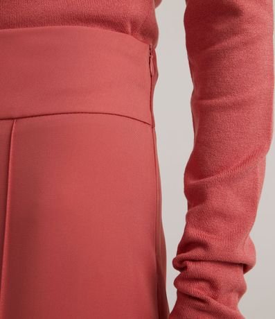 Pantalón Pantalona en Crepé con Friso Delantero 3