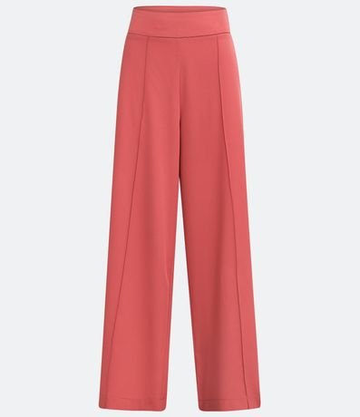 Pantalón Pantalona en Crepé con Friso Delantero 6