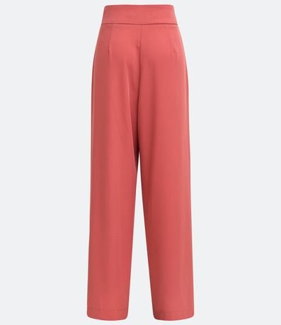 Pantalón Pantalona en Crepé con Friso Delantero 7
