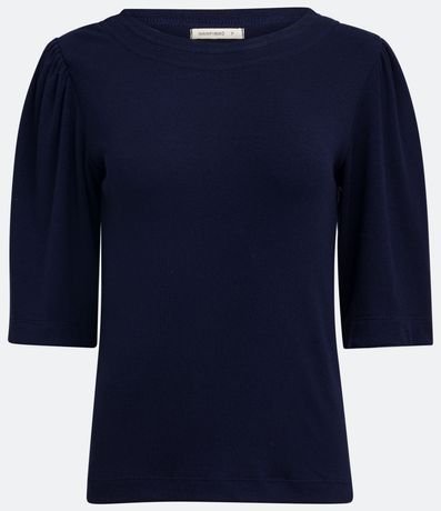 Blusa en Viscosa y Manga 3/4 con Flecos 5