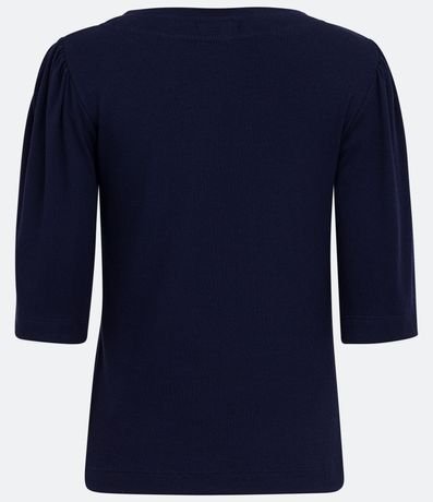 Blusa en Viscosa y Manga 3/4 con Flecos 6