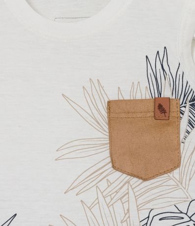 Conjunto Infantil con Estampado de Follajes - Talle 0 a 18 meses 3