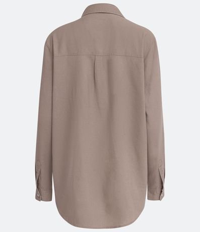 Camisa Básica en Viscolino con Barra Mullet 6