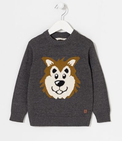 Suéter Infantil con Estampado de Lobo - Talle 1 a 5 años 1