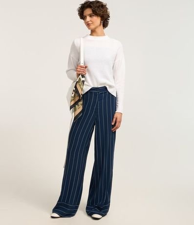 Suéter en Tejido de Punto Texturizado con Sisa Deslocada 2