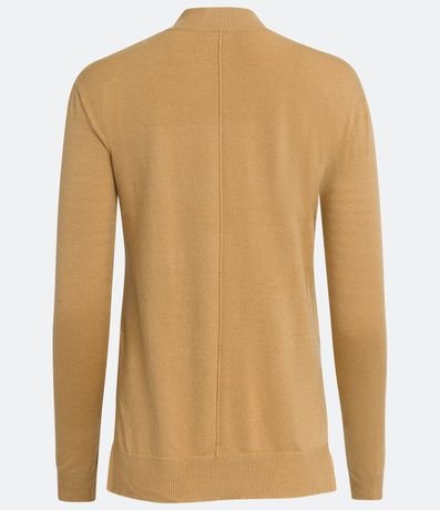 Suetér en Viscosa Cuello Alto con Frizo en Frente 7