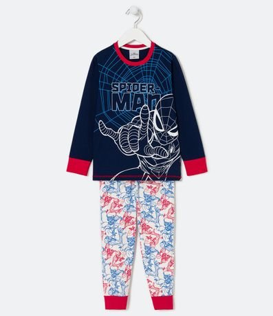 Pijama Largo Infantil con Estampado de Hombre Araña - Talle 1 a 16 años 1