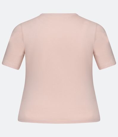 Blusa Básica en Algodón con Cuello V Curve & Plus Size 5