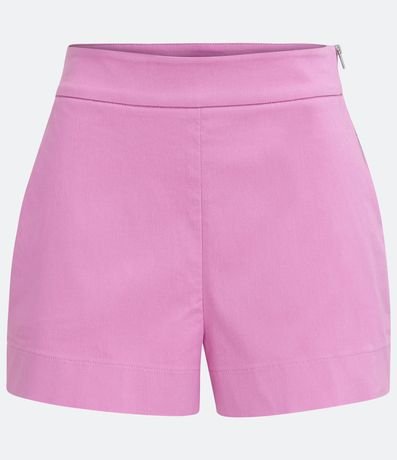 Short en Bengaline con Cremallera Tratorado en la Lateral 5