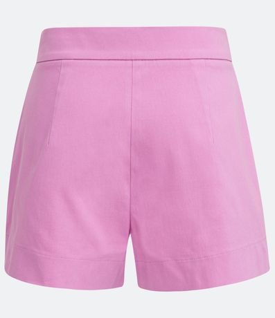 Short en Bengaline con Cremallera Tratorado en la Lateral 6