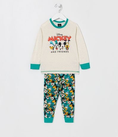 Pijama Largo Infantil con Estampado de Mickey y Amigos - Tam 1 a 4 años 1