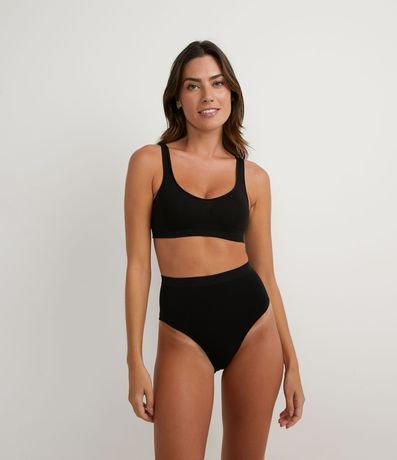 Soutien Alargado Básico en Microfibra sin Copa y sin Costura Trifil 4