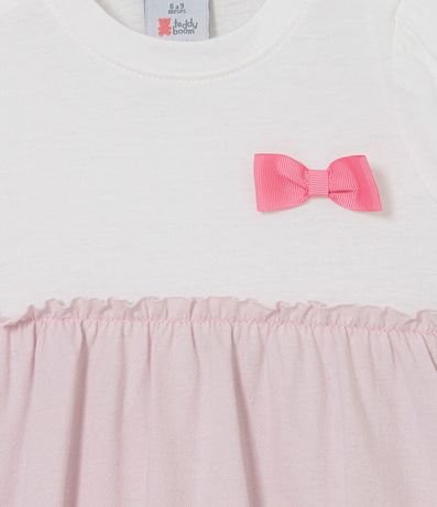 Vestido Marias Infantil con Lazo y Bombacha - Tam 0 a 18 meses 4