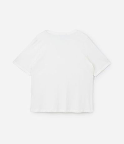 Blusa Básica en Algodón con Cuello V Curve & Plus Size 5
