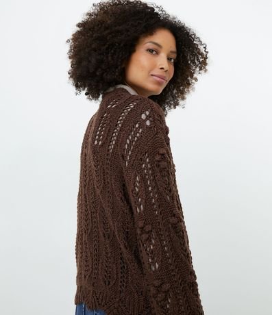 Suéter en Tejido de Punto con Detalles de Lunares 5