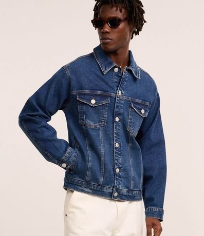 Campera Trucker en Jeans con Bolsillos 2