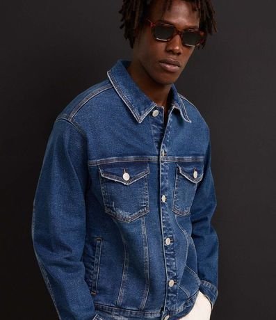 Campera Trucker en Jeans con Bolsillos 5