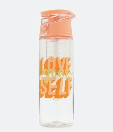 Botella de Infusión en Plástico con Estampado "Love Your Self" Capacidad 500ml 1