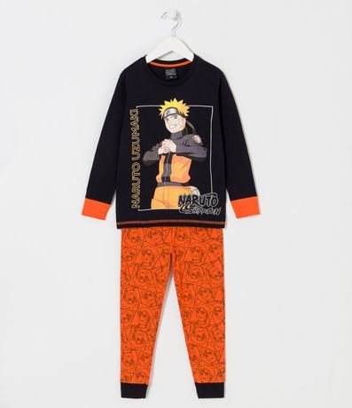 Pijama Infantil Largo en Algodón con Estampado Naruto 1