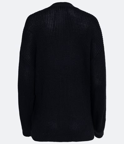 Cardigan Alargado de Punto con Patches Aplicados Harry Potter 7