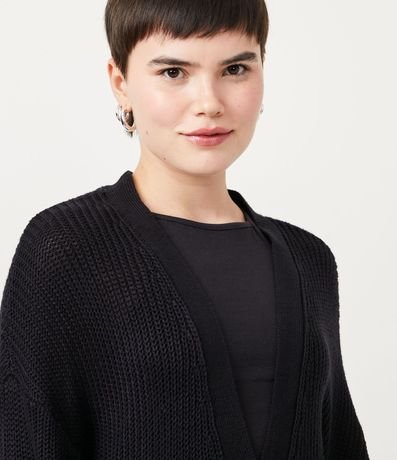 Cardigan Alargado de Punto con Patches Aplicados Harry Potter 4