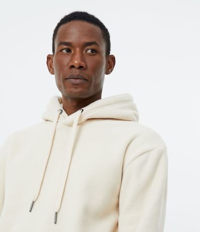 Buzo Cerrado en Fleece con Capucha y Bolsillo Canguro 2