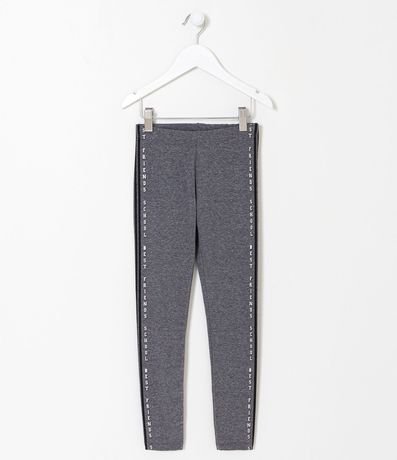 Pantalón Legging Infantil con Rayas Laterales - Talle 5 a 14 años 1