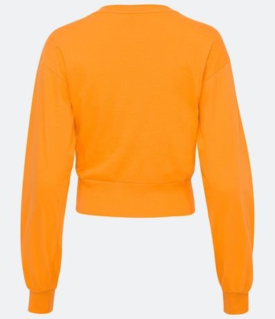 Blusa en Algodón con Manga Larga y Ribana en la Barra 6