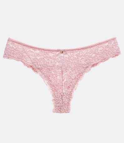 Bombacha Bikini Hilo en Encaje Floral con Cintura Elástica 6