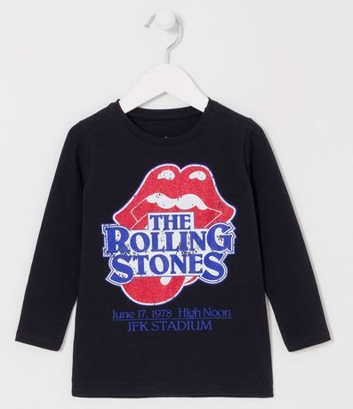 Blusa Infantil con Estampado de los Rolling Stones - Talle 4 a 14 años 1