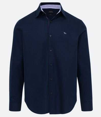 Camisa Slim en Oxford Manga Larga 6