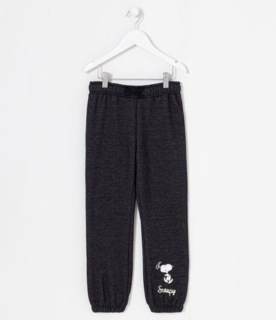 Pantalón Infantil Algodón Jogger con Estampado Snoopy - Talle 5 a 14 años 1